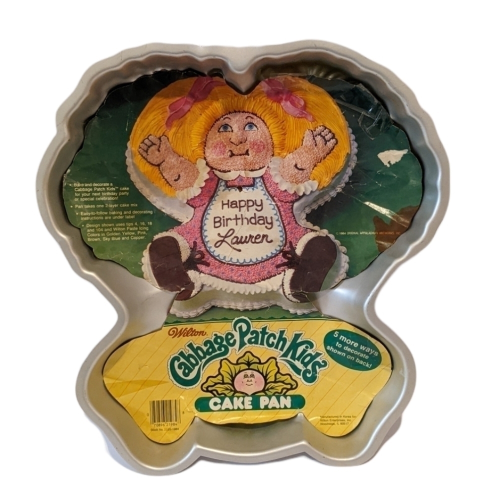𝅺Vintage Wilton Cabbage Patch Kids Cake Pan 2105-1984